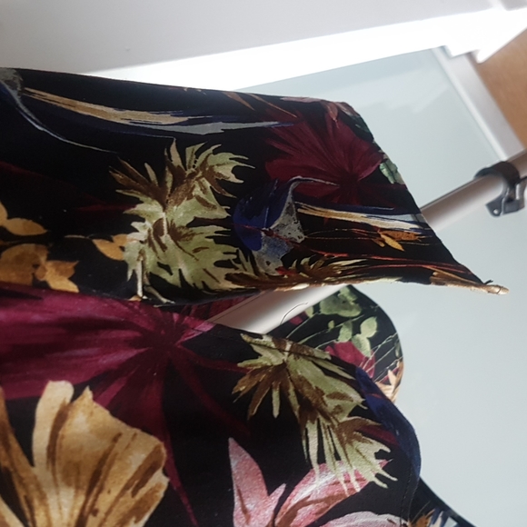 Zara Basics Floral Button Down Shirt - Picture 6 of 7